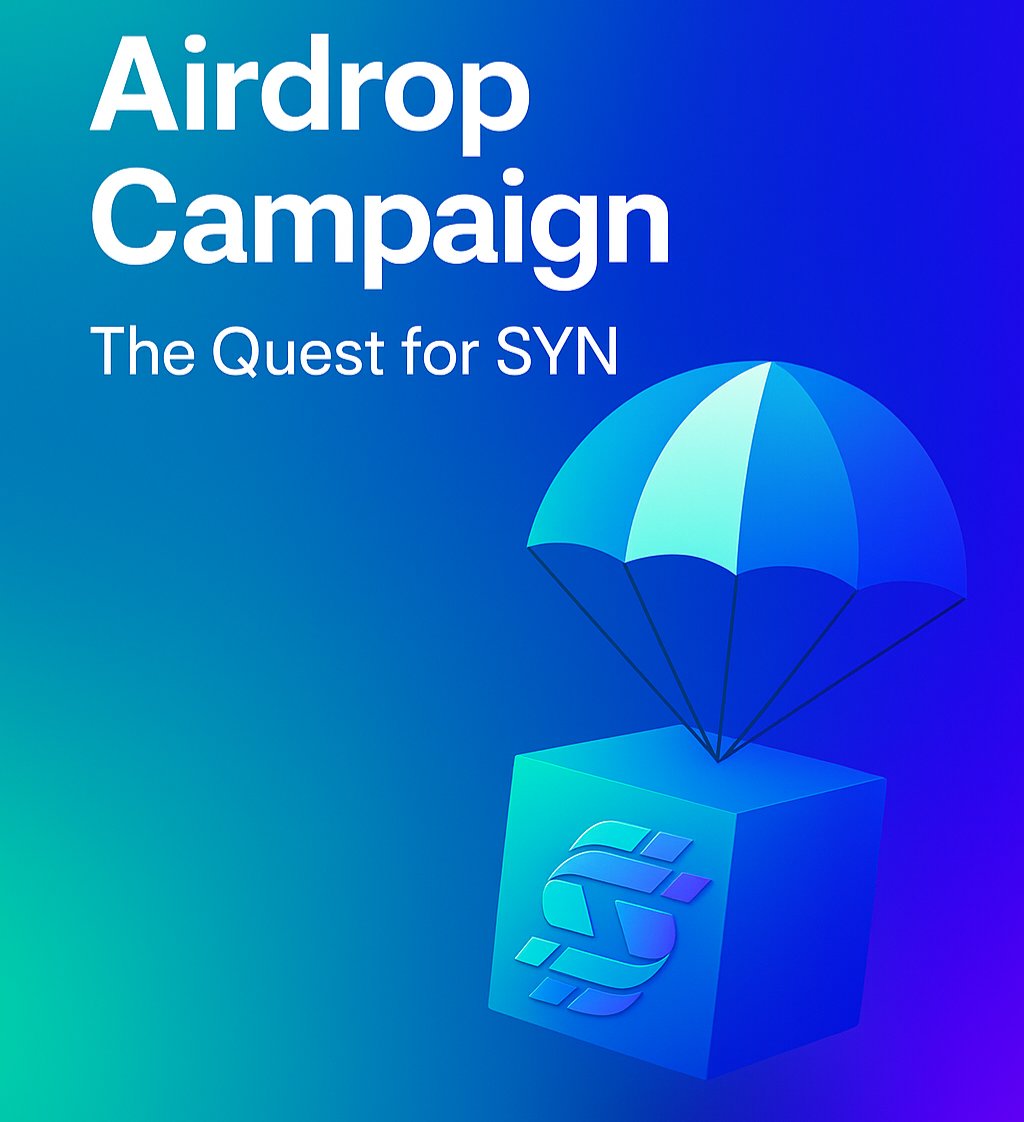 $SYN #Airdrop💰 Campaign is LIVE  — and it's not too late to join!

How to Get Started:
📲 Download the app (Android only) from our official website
📝 Sign up — with or without a referral code
✅ Complete simple tasks
🎯 Claim daily rewards
🔁 Refer friends &amp; spread the word
🧵