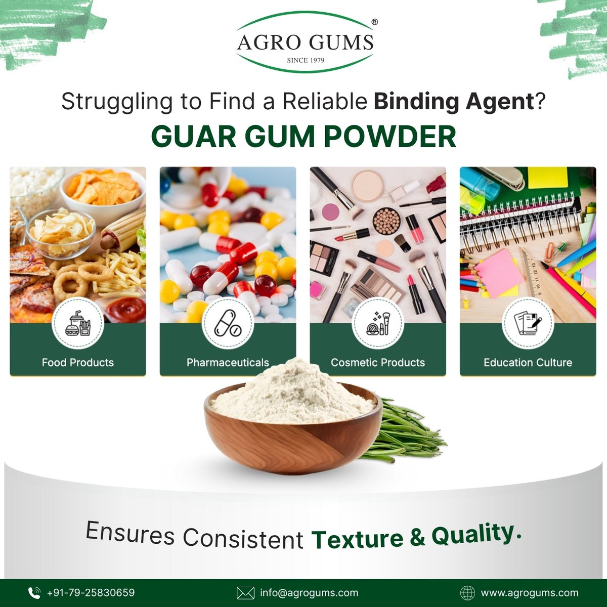 agrogums's tweet image. Supercharge your formulations with Guar Gum Powder!
Perfect for dressings, pharmaceuticals, and more. ETO-free, rich in fiber, it improves water retention and texture in global cuisines.
agrogums.com/product/guar-g…
#AgroGums #GuarGumPowder  #FoodFormulation #NaturalTexturizer