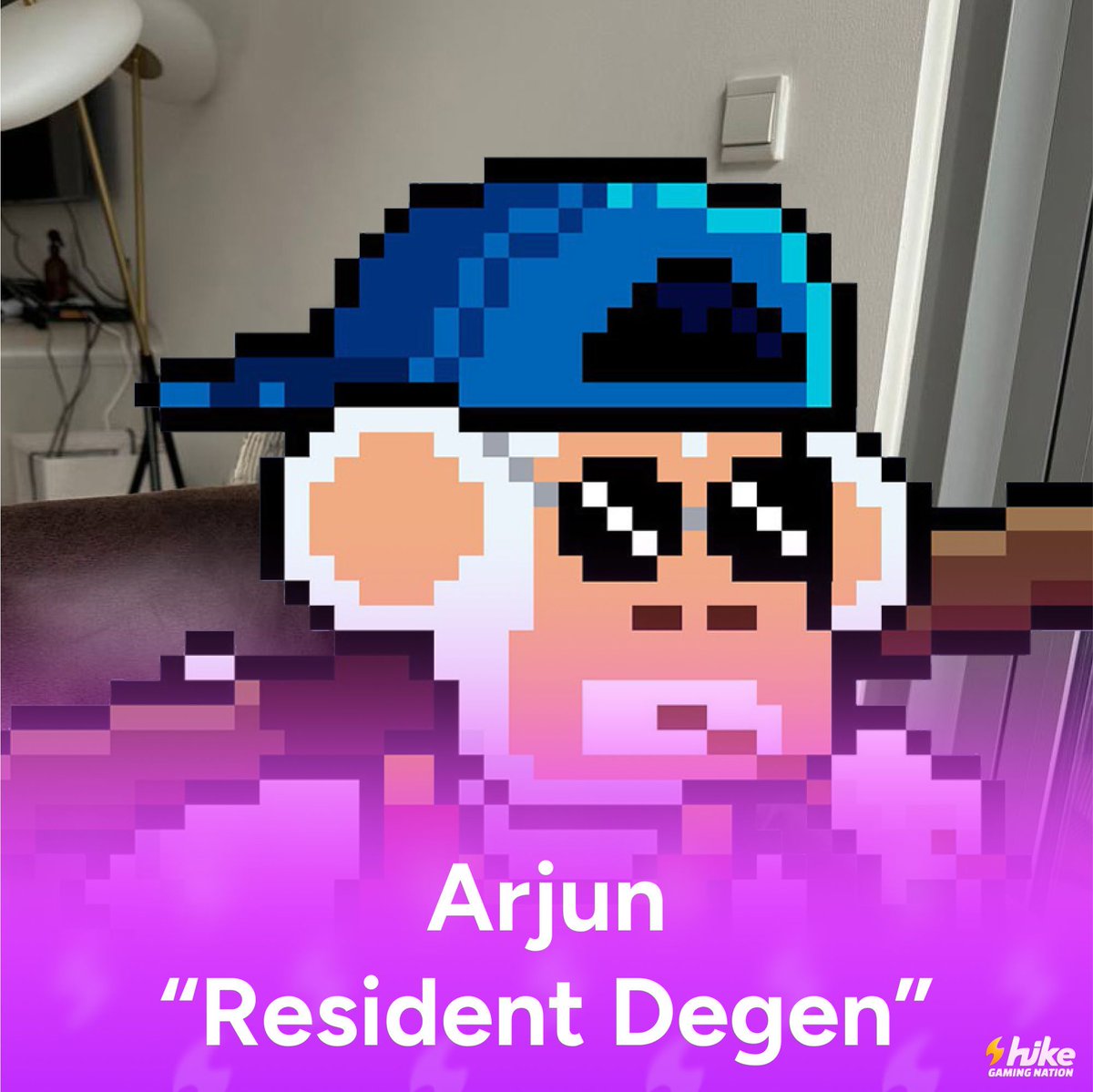 Hike Gaming Nation (@hikexyz) on Twitter photo Meet <a href="/ArjunKalsy/">Arjun Kalsy</a> our “Resident Degen"
Web3 tactician. Token troll. Meme economist.
Rewiring gaming with on-chain culture and making sure Web3 isn’t just played... it’s lived.
At <a href="/Hikexyz/">Hike Gaming Nation</a> he’s putting gamers on the map and tokens in their hands. Meet <a href="/ArjunKalsy/">Arjun Kalsy</a> our “Resident Degen"
Web3 tactician. Token troll. Meme economist.
Rewiring gaming with on-chain culture and making sure Web3 isn’t just played... it’s lived.
At <a href="/Hikexyz/">Hike Gaming Nation</a> he’s putting gamers on the map and tokens in their hands.