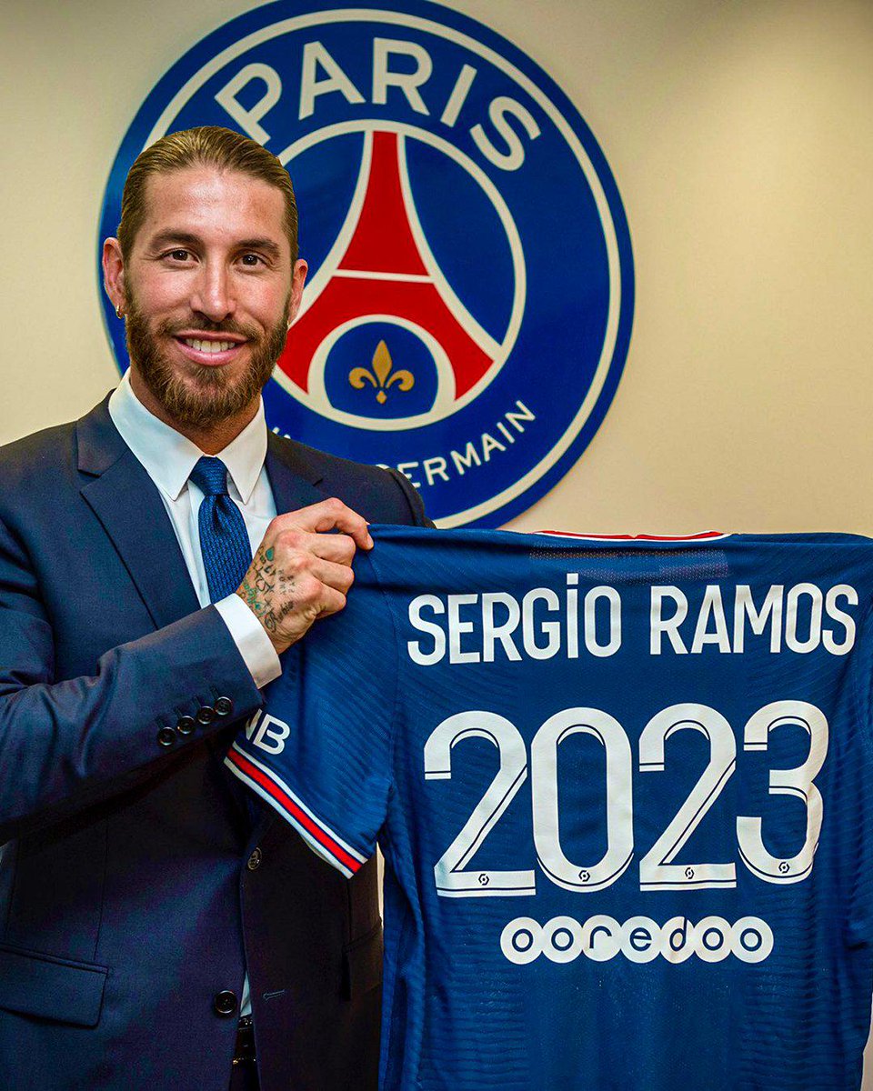 Ligue1_ENG's tweet photo. Defender? Leader? Goal threat? Sergio Ramos was everything 🛡️🇪🇸 https://t.co/STH9ZK59Zi