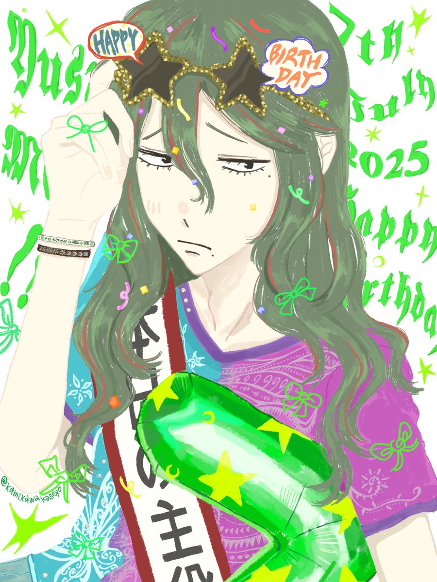 kamikawakaseyo's tweet photo. 🌴 𝕳𝖆𝖕𝖕𝖞 𝕭𝖎𝖗𝖙𝖍𝖉𝖆𝖞✴︎⧾·⬞•* 🕷️💚
 #巻島裕介生誕祭2025 https://t.co/GeKEEBKOkE