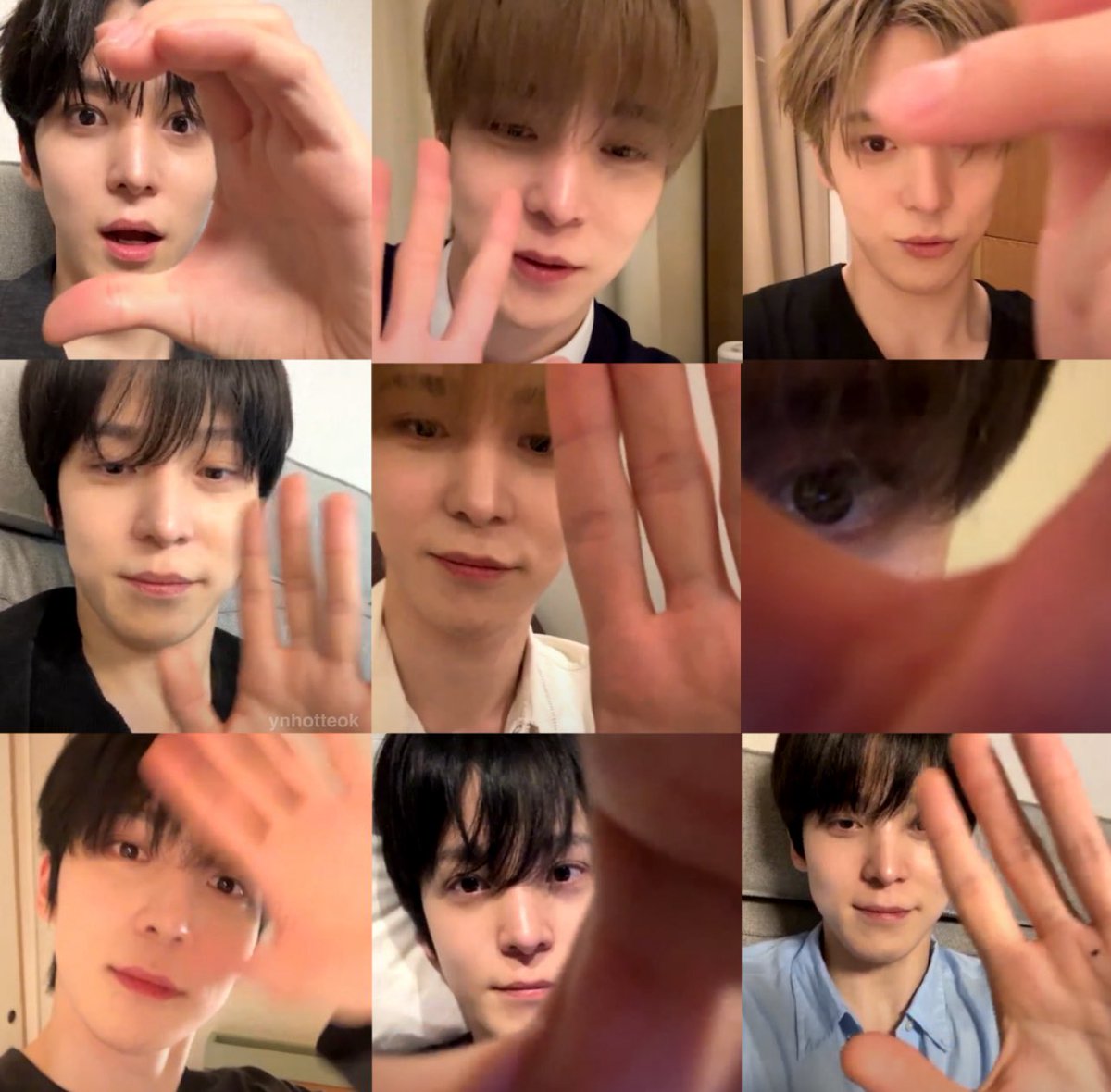 his silly goodbyes on live😭