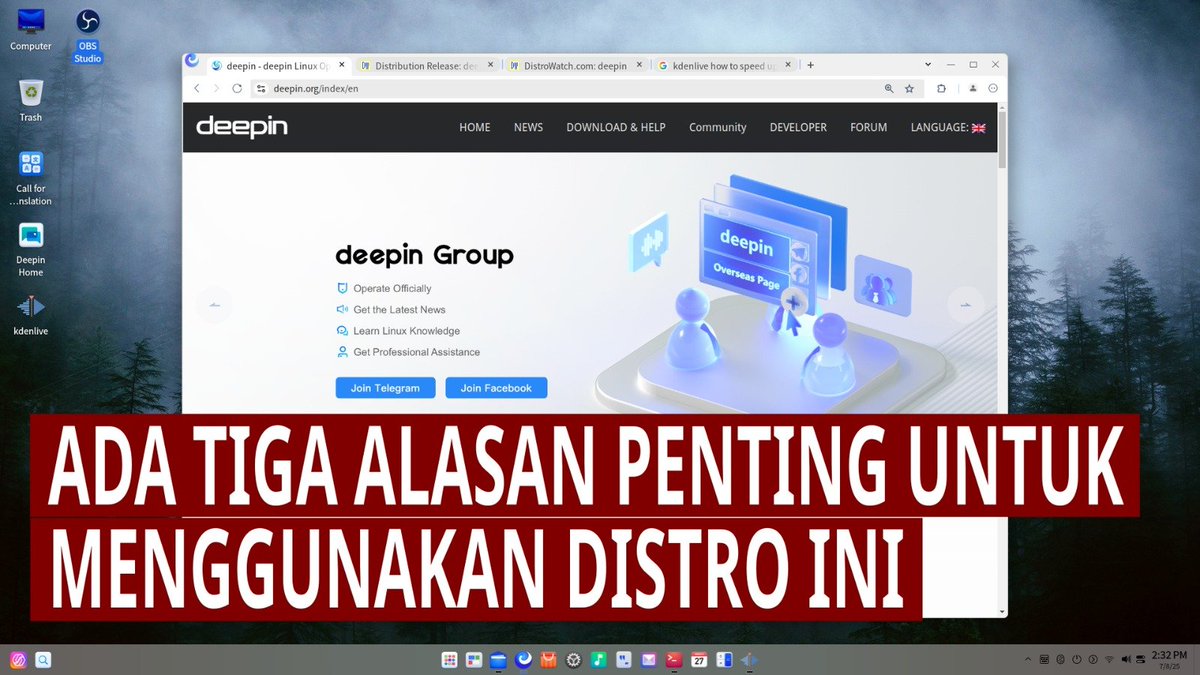 setiodewo's tweet image. Sebuah distro cantik yang sudah dilengkapi AI dan sistem immutable youtu.be/MytpKAarBcw?si…
#deepin #linuxdistro #opensource #operatingsystem