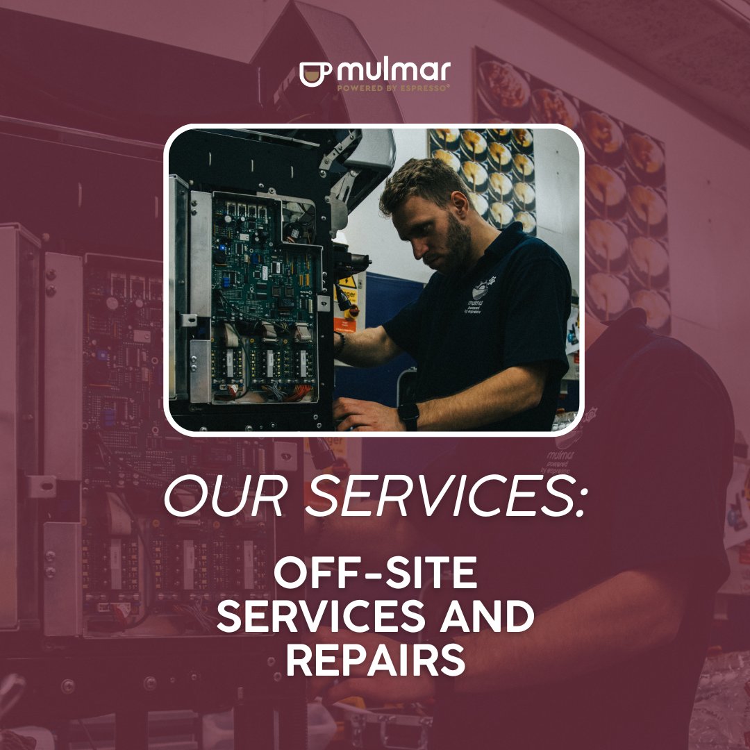 Don't want your broken coffee machine to get in the way of business as usual?

We offer off-site services and repairs in our workshop, with loan machines available so you can keep brewing up.

To find out more, head to bit.ly/3TvDpN0

#CoffeeMachines