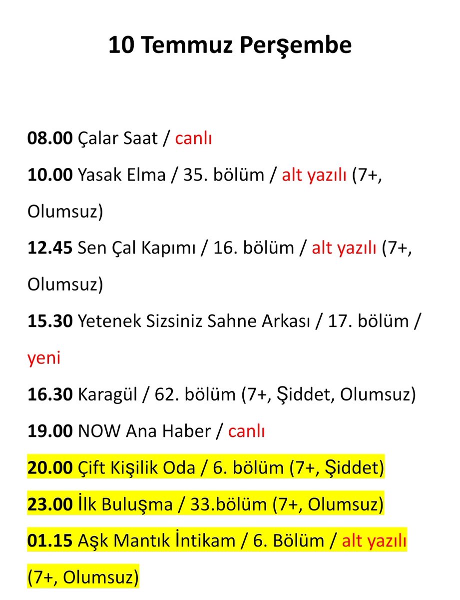 Now'ın yolladığı haftalık bültene göre #ÇiftKişilikOda yeni bölümü bu hafta ekrana gelmeyecek.
#NilKaan