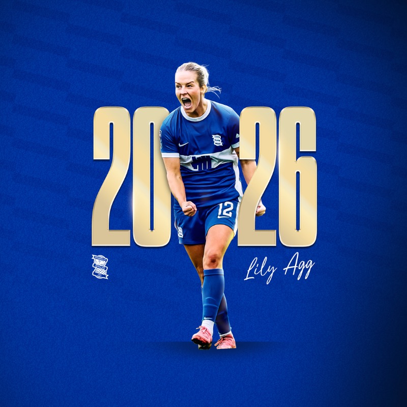 BCFCWomen's tweet photo. We are delighted to announce that we have exercised the option to extend Lily Agg's contract, which will now run until the summer of 2026. 💙