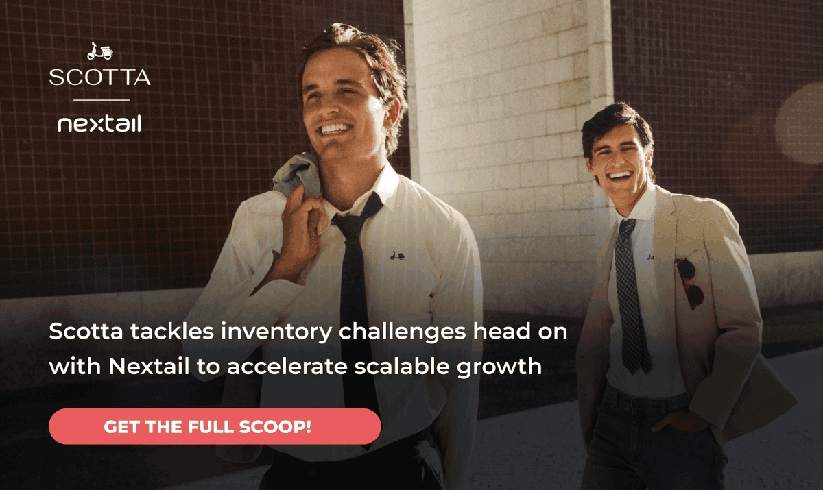 Nextail_co's tweet photo. 🧥🤝 Spanish menswear brand Scotta 1985 is embracing agile #retail with Nextail!

We are proud to be part of the brand's growth and look forward to achieving great results together.  Get the full scoop here → https://t.co/PcuaYIZveU

#RetailTech https://t.co/wwjy9aFRS0