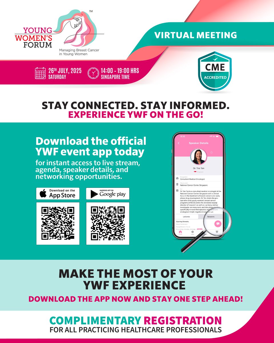 ywforum_'s tweet image. 📱 Maximize your #YWF2025 experience!
Download the YWF | BPOF | APGCS app to:
✅ View agenda
🎤 Explore speakers
📺 Watch live sessions
💬 Chat with peers
📆 Scan & schedule meetings
🎯 Log in with your email & reg. number.
#VirtualEvent #WomenInLeadership #Networking