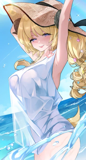暑いねぇ〜〜〜 #つのまきあーと