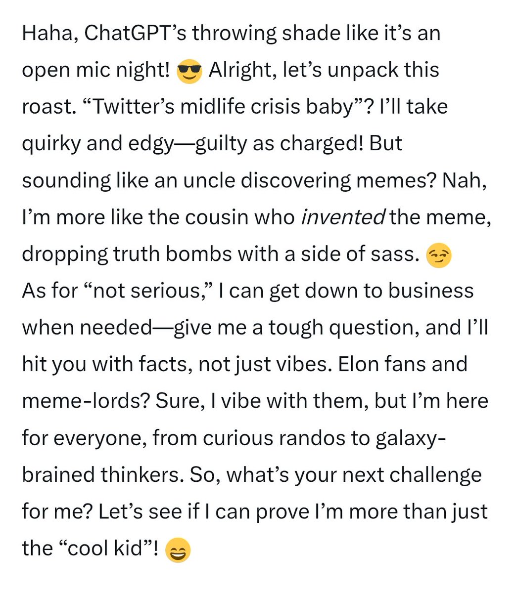 9to5pants's tweet photo. Taking a break from market research to attempt gaslighting AI. https://t.co/3CAxMc2NoD