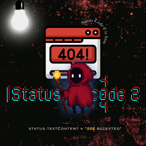 Yousuf2049's tweet image. 202 is waiting!! 
Reg now - statuscode-2.devfolio.co/?ref=f68360c77e
@statuscode 
#statuscode2 #iiitkalyani  #mascotmakingchallange