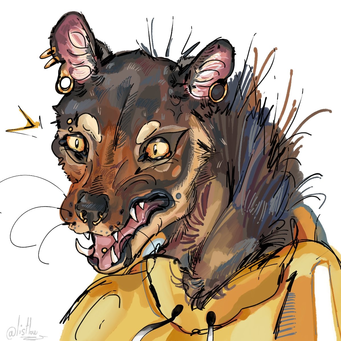 listlowy's tweet image. I decided to participate in Artfight!
First attack for @v0w0ga π«
My Artfight page β artfight.net/~Listlow
#artfight2025 #artfight #anthroartist
