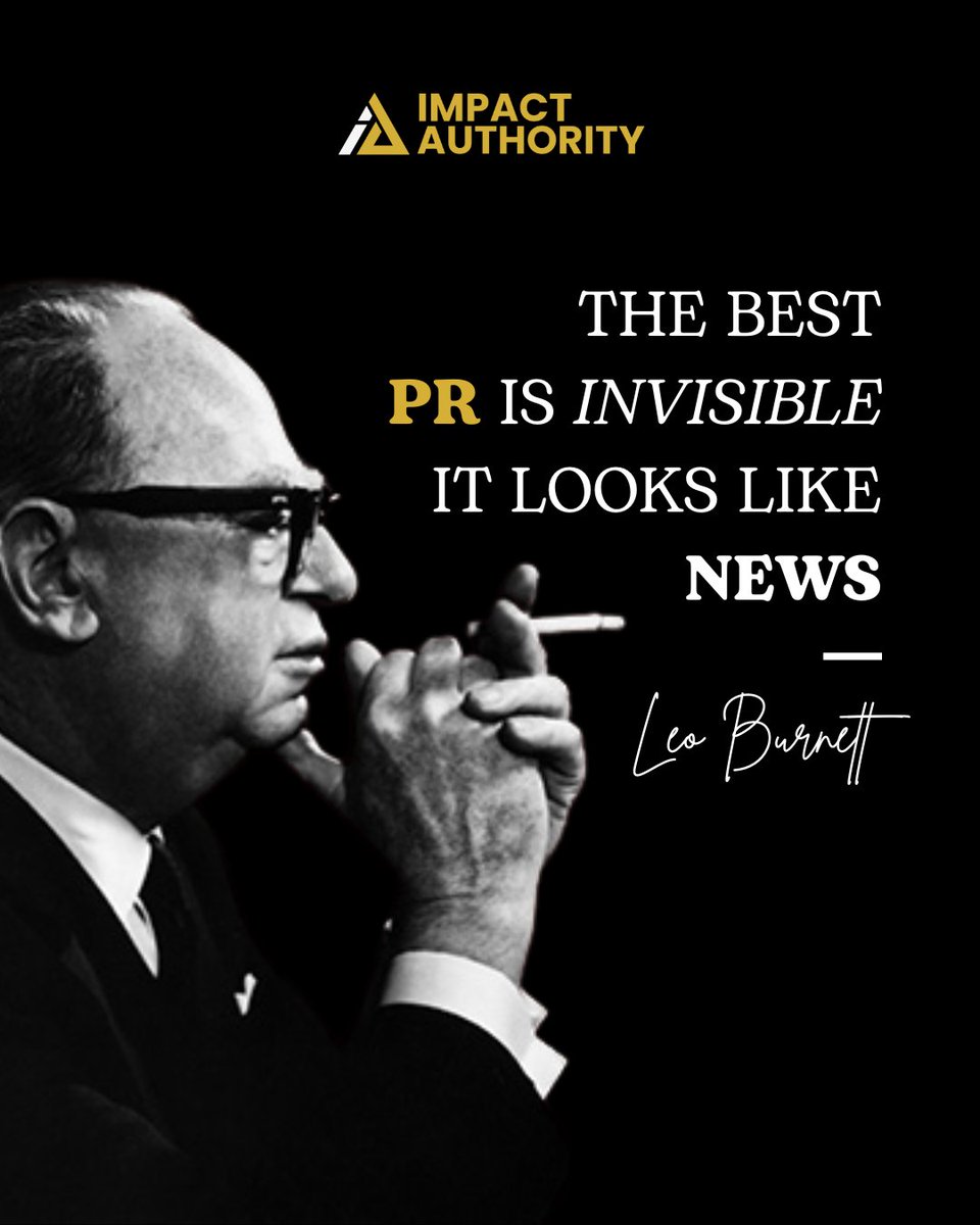 AuthorityImpact's tweet image. Good PR tells a story. Great PR starts a conversation.” – Nadine Wells. In a world full of noise, we create moments that matter—and messages that move. #PRWisdom #MediaAnchored #StartTheConversation #PowerOfPR #StorytellingThatSticks #BrandVoice #QuoteOfTheDay