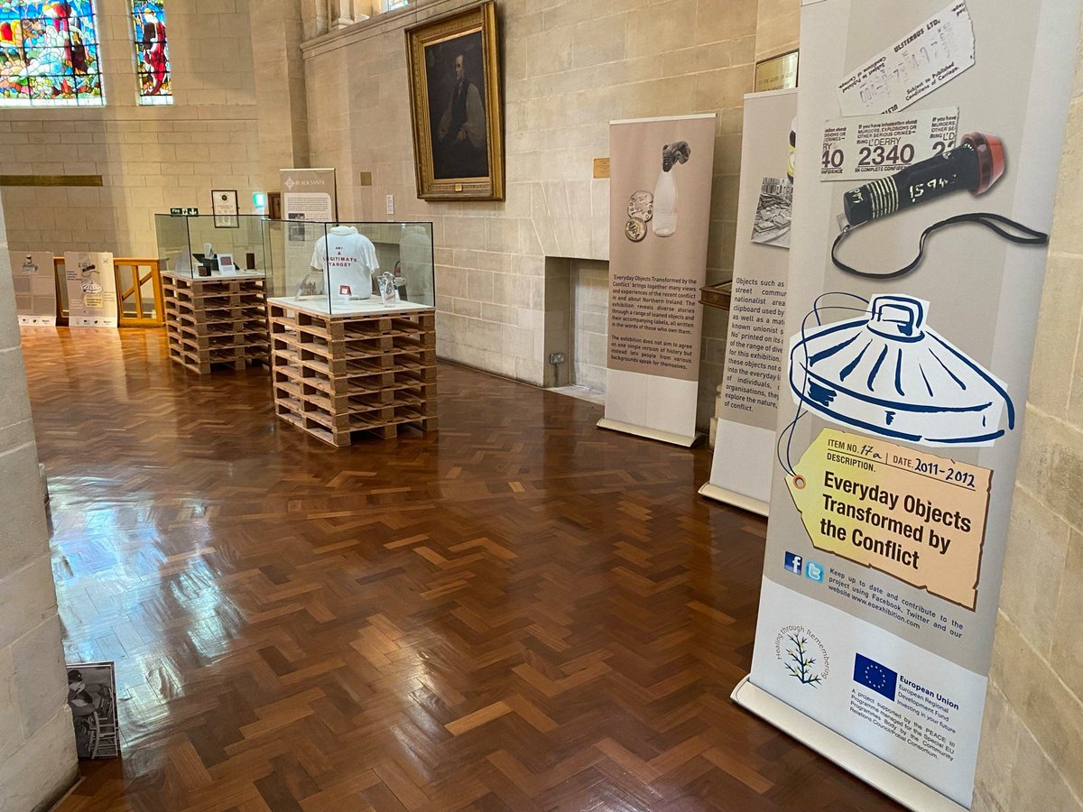 🖼️‘Everyday Objects Transformed by the Conflict’ exhibition has returned to St Annes Cathedral for the summer!
<a href="/HTRinfo/">HTRinfo</a> <a href="/EOExhibition/">Everyday Objects</a>
Open Mon – Sat 10:30-4pm

There is a £5 charge to enter the cathedral but then Exhibition is free.
conflictlegacy.org/event/everyday…