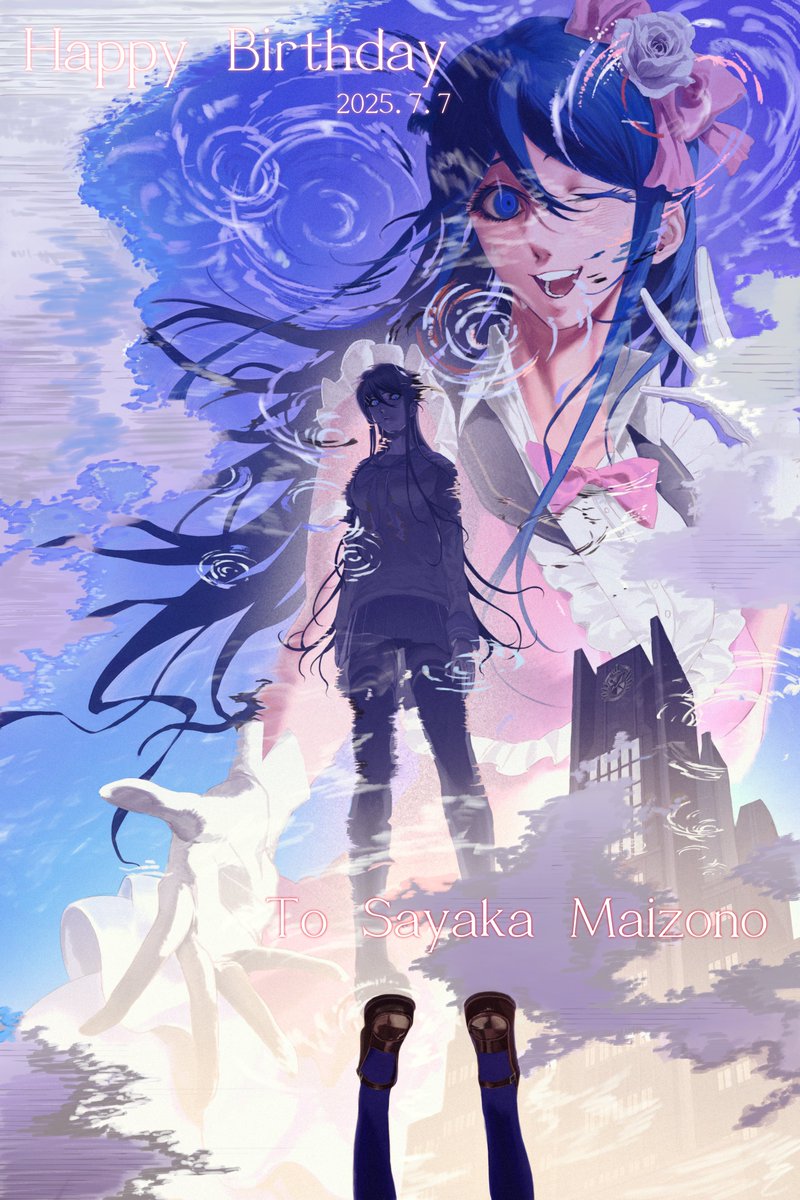 #舞園さやか生誕祭2025
#舞園さやか  #ダンガンロンパ 
#sayaka_maizono

生日快乐！！！🎂🎂🎂🎂
来晚的生贺…！不过心意怎么都不嫌晚这么的说！

其实在7.7画完完全绰绰有余，但是因为平板突然坏掉没能赶上……花了2k修理又忍痛花了3b买了新线…钱包一下子空掉了！ipad君希望可以活久一点！