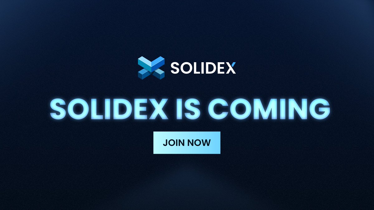 🚀The first ve(3,3) DEX on <a href="/cronos_chain/">Cronos</a> is coming… 🚀

Be part of us from the start and catch every update👀

The next level of DeFi on Cronos is here. Join now.🌀
🎮SoliDex Discord: discord.com/invite/W8TaBjS…
✈️ SoliDex Channel: t.me/solidex_announ…