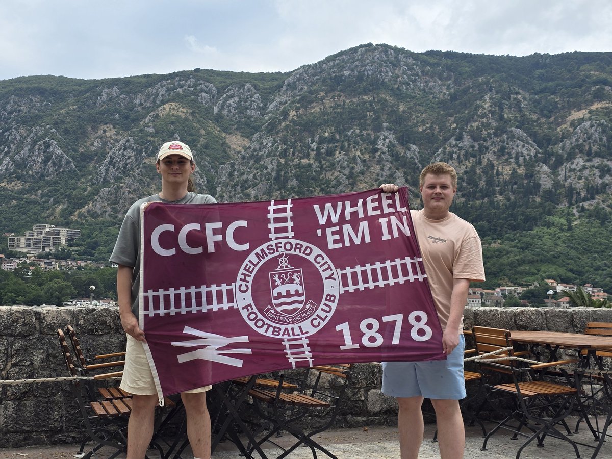 CHLMNotEnglish's tweet photo. Montenegrin Clarets 🇲🇪🇲🇪🇲🇪
@ChrisWJBrewer https://t.co/IjpOpd1Ug4