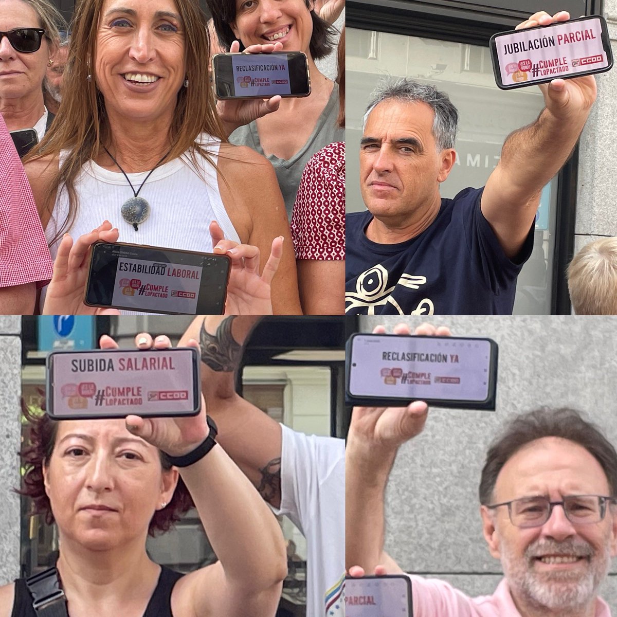 👉🏻 Estamos reivindicando desbloquear la jubilación parcial en el SNS tal y como ya está acordada y seguimos insistiendo en la jubilación anticipada por coeficientes reductores 

📢 Pero exigimos más:

🗣️ #CumpleLoPactado 

🫴🏼 Porque #SinTiNoFunciona