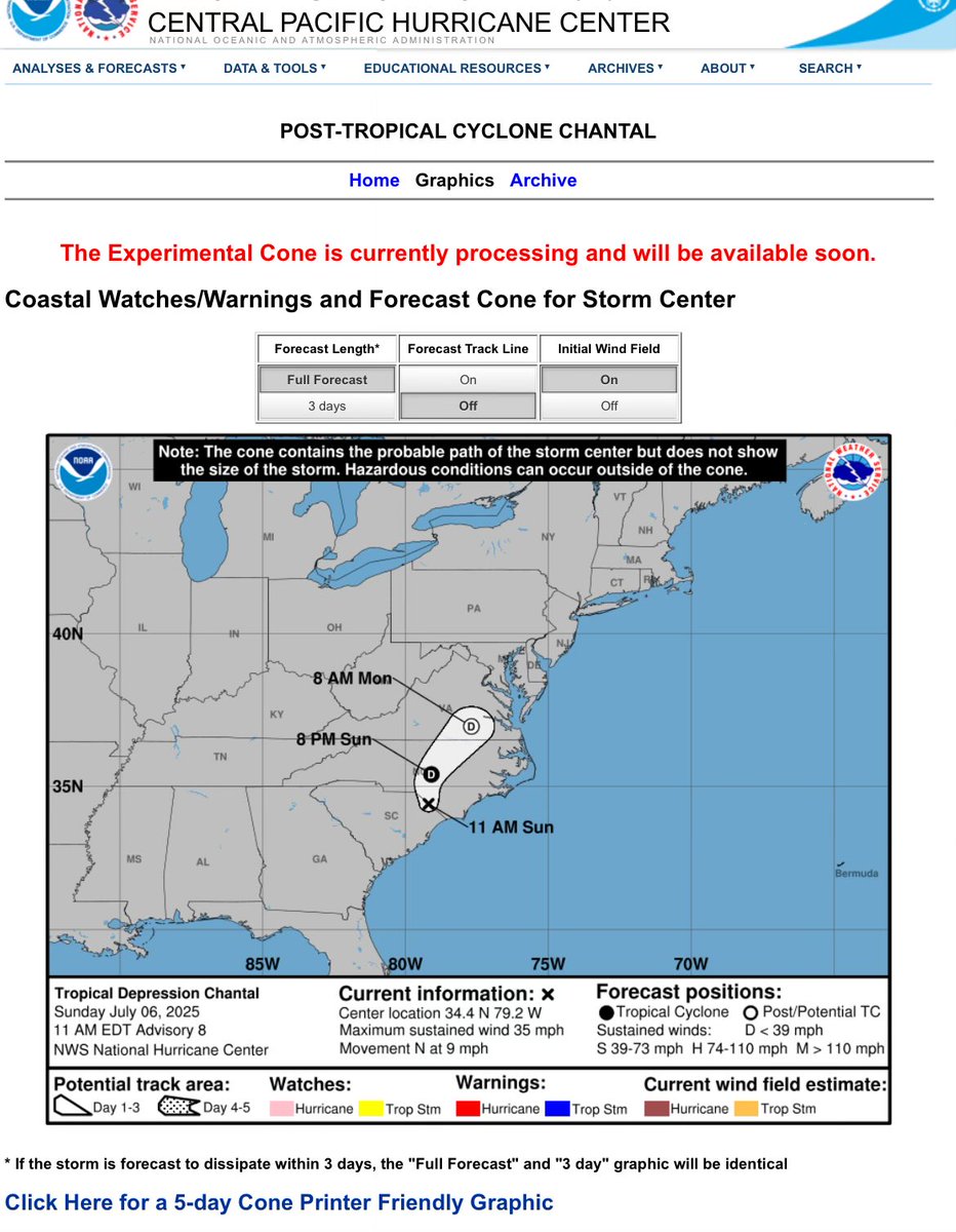 Stephanie Fox (@smfox) on Twitter photo Want proof Trump cuts have destroyed extreme weather warnings other than the lack of warning the <a href="/NWS/">National Weather Service</a> gave central Texas? Today the <a href="/NHC_Atlantic/">National Hurricane Center</a> has a 2-day-old graphic about the current tropical cyclone in the Atlantic. No updated information today. Want proof Trump cuts have destroyed extreme weather warnings other than the lack of warning the <a href="/NWS/">National Weather Service</a> gave central Texas? Today the <a href="/NHC_Atlantic/">National Hurricane Center</a> has a 2-day-old graphic about the current tropical cyclone in the Atlantic. No updated information today.