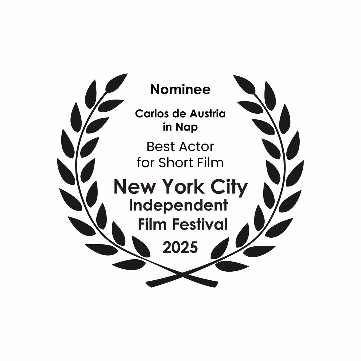 Carlos de Austria  nominado a Mejor Actor en New York City independent Film Festival por Nap
Enhorabuena!