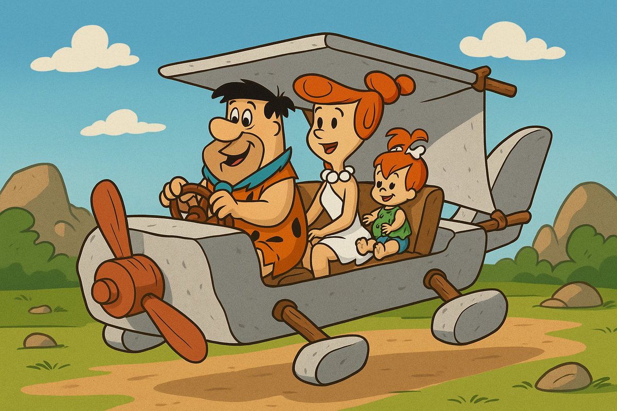 Fred didn’t just fly the stone plane—he staked it.
Why?

Because in Bedrock, even gravity rewards conviction.
$YBDBD isn't just about fun. It’s about holding what others can’t even lift.