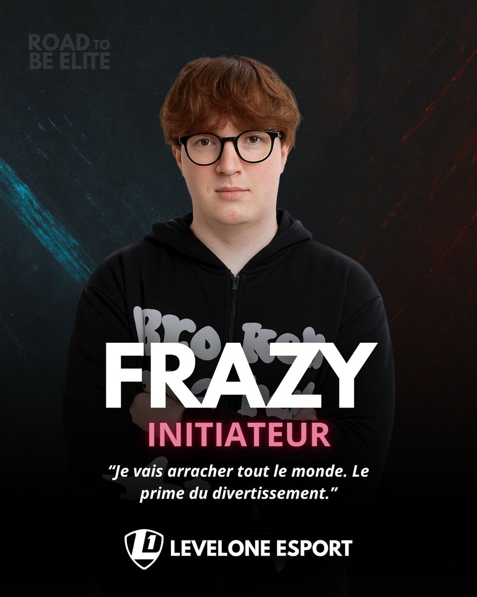 🔥 BIENVENUE FRAZY 🔥

Premier renfort, et pas des moindres : Frazy, remarqué par son mental et son teamplay maîtrisée.

🎮 Rôle : Recon
🧠 Style : Réfléchis, clutchs et cohesion.
💬 "Level One, c'est un projet solide. Je viens pour faire mes preuves et viser haut."

#L1WIN