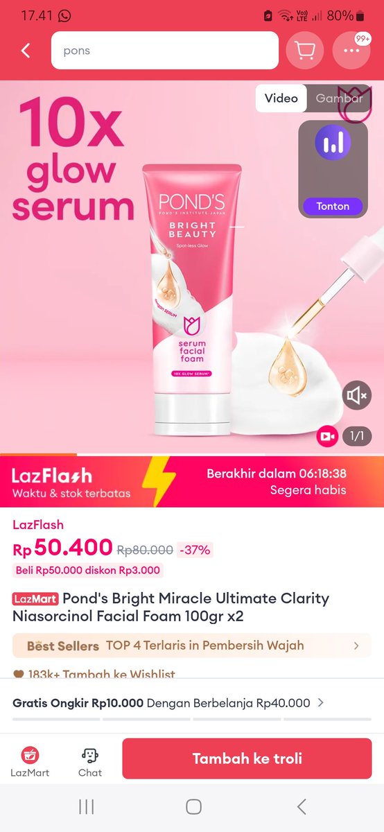cek dah lazada 7.7 sale guys Brand Favorit Kamu Diskon nih, jangan sampe di skip mayan banget lho ada voucher bonus hingga 500 ribu pula omg mantep banget sih ya 

lazada.co.id/products/-i160…