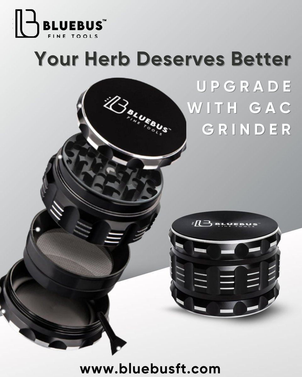 Say goodbye to weak grinders. 💥
Upgrade to a GAC Grinder — smooth, solid, and built to last. ✨

👉Shop now: bluebusft.com/collections/ga…

#GrindItRight #GACGrinders #HerbTools #RollingEssentials