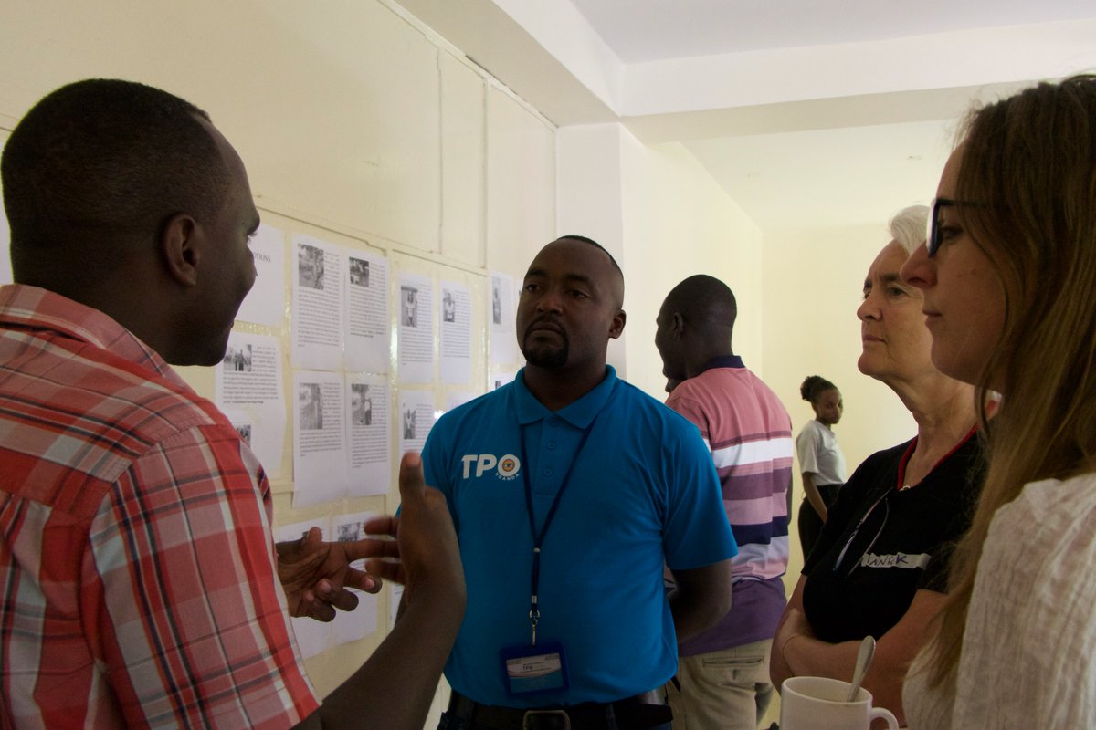 CBS__Rwanda's tweet photo. Day 2 of the visit kicked off with an interactive session between @TpoUg  field team, HAF-Uganda, sociotherapy facilitators and Patiko subcounty officials, focusing on achievements, lessons learned, challenges and opportunities of #CONNECTforPeace project. https://t.co/bunUxrS8mi