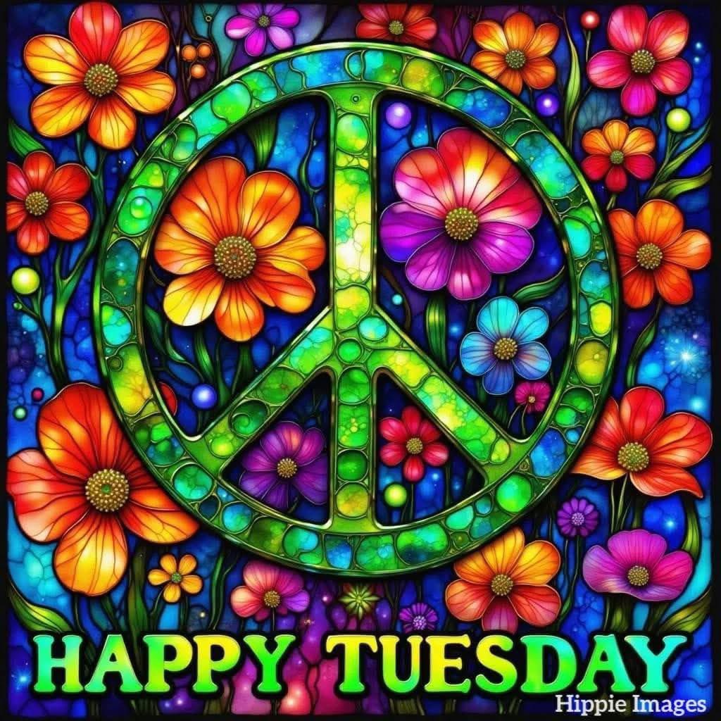 OK fellow hippies✌️
I’m out of here. I hope you all have a wonderful day and please don’t stay on here for too long. It will affect your mood big time. Have a wonderful Tuesday and I’ll catch you all tomorrow. 
✌️❤️🏳️‍🌈✌️
