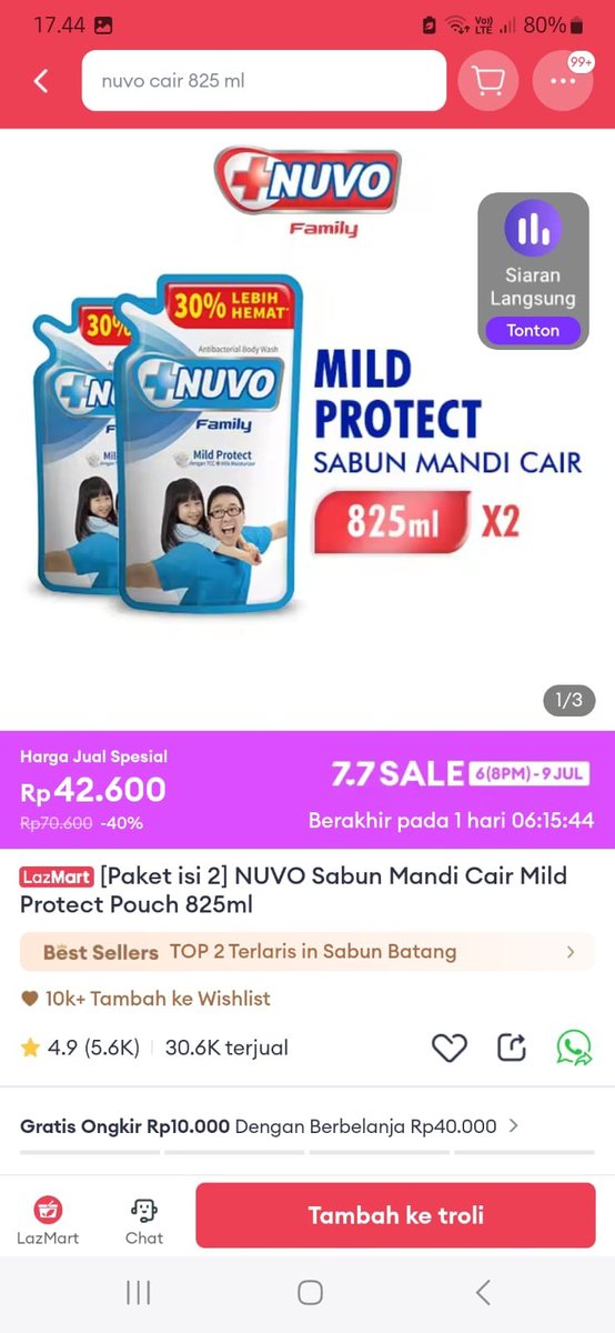 gengs!!! lagi scroll liat-liat di lazada, ternyata banyak banget Brand Favorit Kamu Diskon s.d 85% cuyy 🤯 plus ada ekstra brand voucher 10% juga!! lazada 7.7 sale sih gila bener 😭🔥