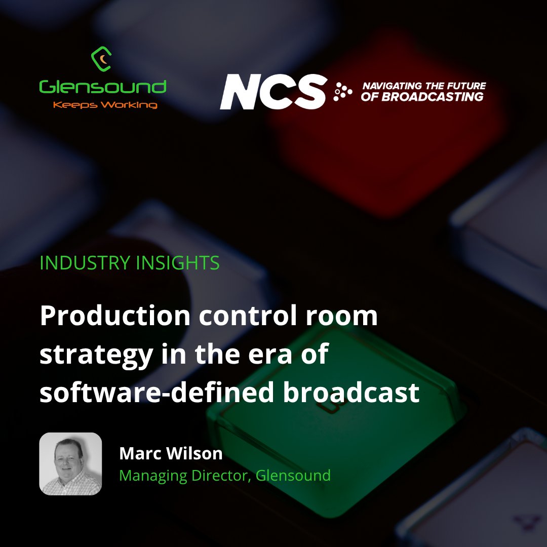 Glensound (@glensoundltd) on Twitter photo IP-based workflows are transforming broadcast control rooms. Here, our Managing Director, Marc Wilson shares insights on hardware flexibility and open control standards in this <a href="/NewscastStudio/">NCS | NewscastStudio</a> Industry Insights roundtable.
Read the full discussion 👉bit.ly/46umSjV IP-based workflows are transforming broadcast control rooms. Here, our Managing Director, Marc Wilson shares insights on hardware flexibility and open control standards in this <a href="/NewscastStudio/">NCS | NewscastStudio</a> Industry Insights roundtable.
Read the full discussion 👉bit.ly/46umSjV