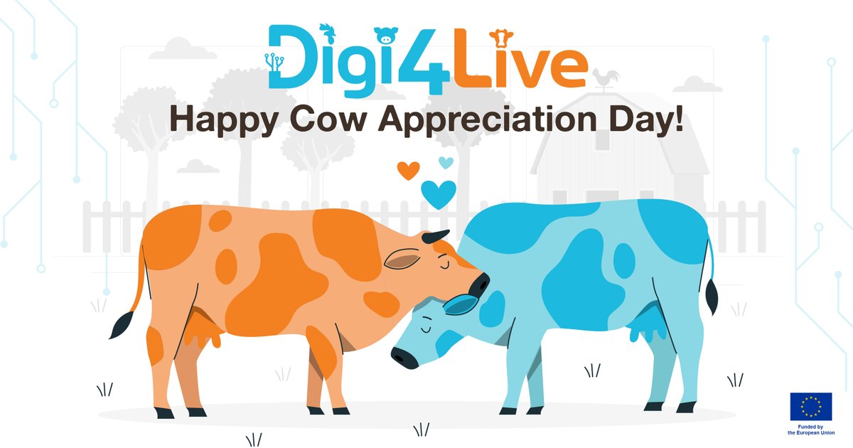 🐮 Happy #CowAppreciationDay!

Cows are smart and social animals, with impressive memories and problem-solving skills.

At #Digi4Live, we use digital tools to help farmers care for livestock with timely, data-driven insights. 🧡

digi4live.eu