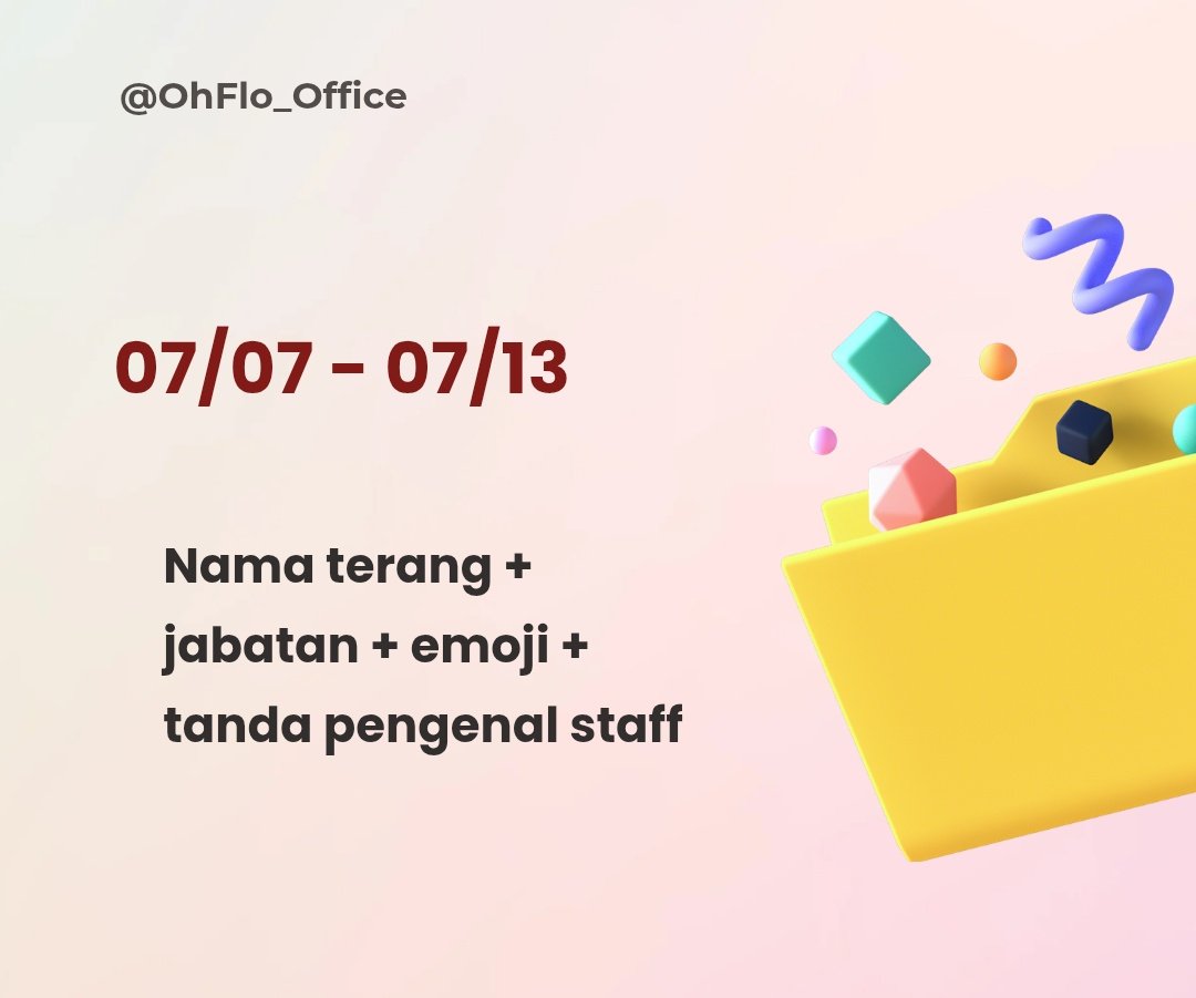 Oh!Flower Office tweet media