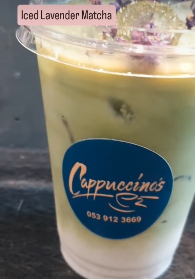 Cool, healthy, and tasty - Iced Lavender Matcha! 😎😎 #Wexford #Cafe