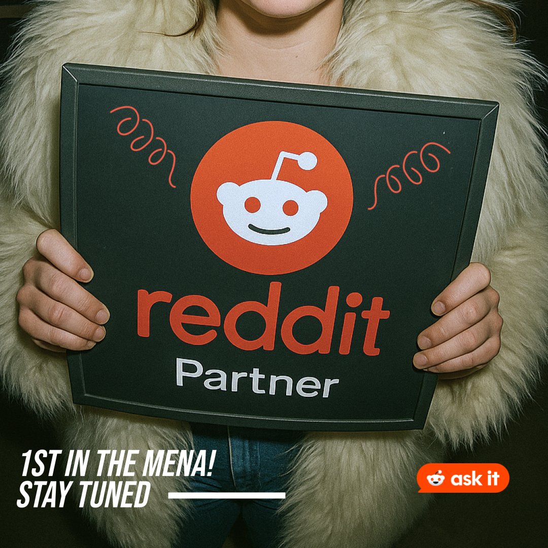 Exciting news!! We've teamed up with <a href="/reddit/">Reddit, Inc.</a> 🙌

▪️Lovely being the 1st in the MENA region
▪️Got our hands on insightful niche audience data and regional analysis
▪️We created super cool advertising strategies for MENA businesses with the Reddit team

📣 DM us for More