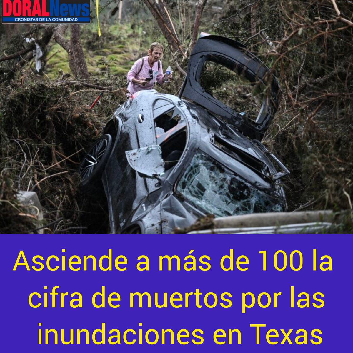 Asciende a más de 100 la cifra de muertos por las inundaciones en Texas
instagram.com/p/DL2BQLuOayZ/…