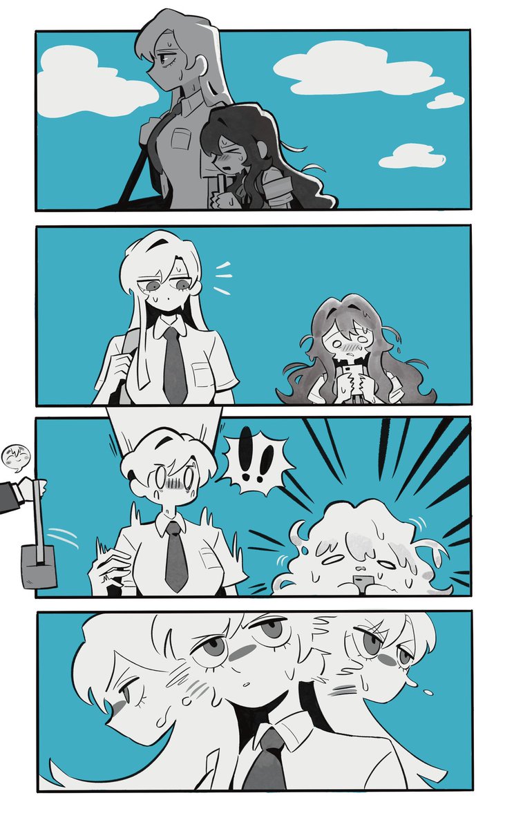 s2h331's tweet image. #100カノファンアート
녹아내릴 것 같은 하굣길