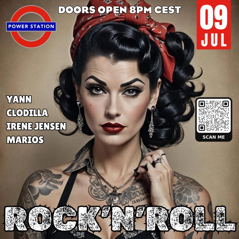 🎸 Join us tomorrow for some good old Rock’N’Roll! 4 DJs ready to amp it up: Yann, Clodilla, Irene Jensen, and Marios. It’s gonna be un-fret-gettable! 🎶
#RockNRoll #PowerStation3dx #3dxChat