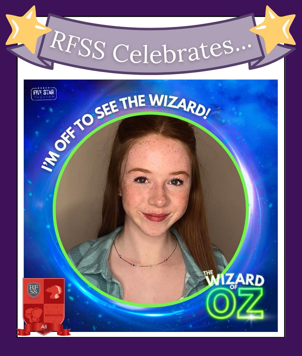 Grace in Year 8 has been rehearsing with Five Star Theatre, in preparation for their production of The Wizard of Oz at the Benn Hall. She concluded the run of shows on Saturday, playing a ballerina in the Lullaby League, a crow, an acrobat, and was also a dancer in the ensemble.