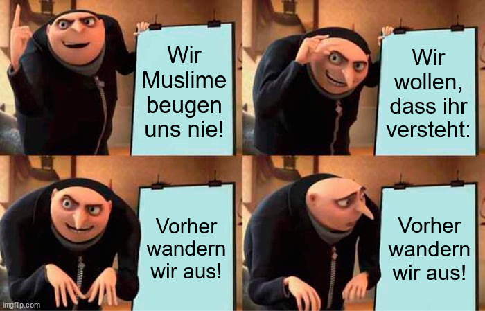 Die Wertediktatur wird kommen, ob ihr Moslems wollt oder nicht und dann wird hoffentlich das hier passieren: