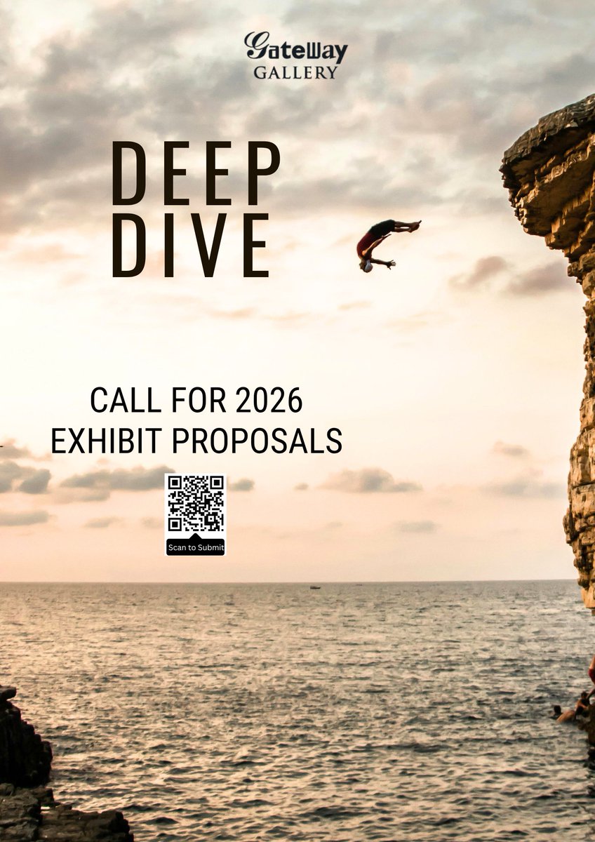 gateway_gallery's tweet image. Deep dive into your exhibit this 2026.

Submit your exhibit proposals early, especially for the January to June 2026 Exhibit Platforms Program.

Scan the QR code to submit your proposals.

#10thanniversary #10artmazingstories #platforms #GatewayGallery
