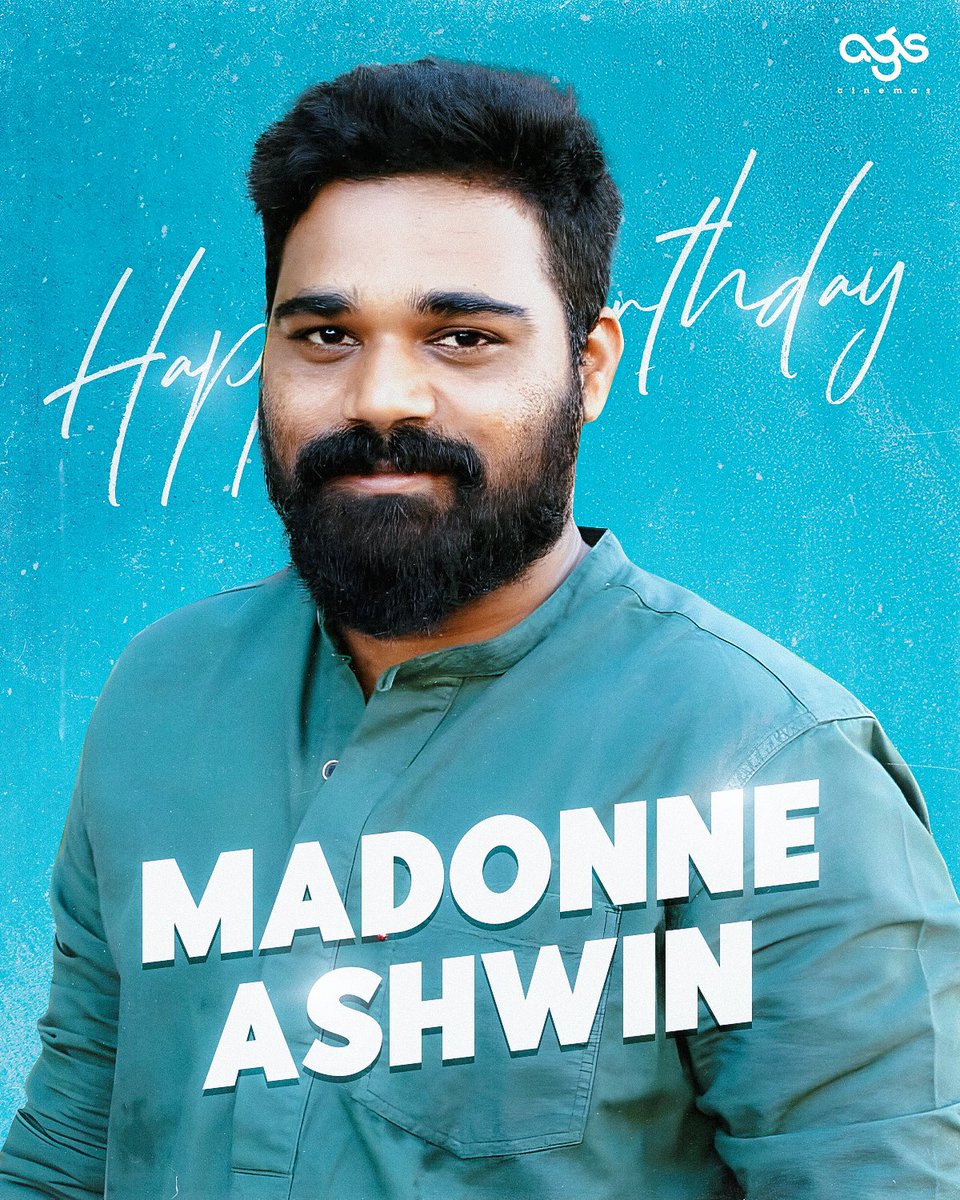 The man who made "Different" the new cool. Happy Birthday <a href="/madonneashwin/">Madonne Ashwin</a> 🥳

#MadonneAshwin #HBDMadonneAshwin #AGSCinemas