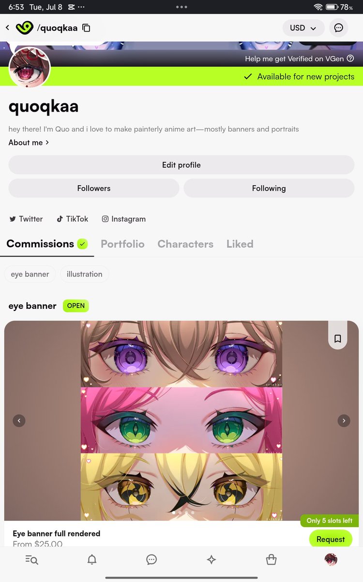 Quoqkaa's tweet image. guys i finally just got a vgen code 🥹💚
i’m now officially on vgen and working towards getting verified!

if you like my work, feel free to support me in any way 🥺🫶
#VGenComm #VGenOpen