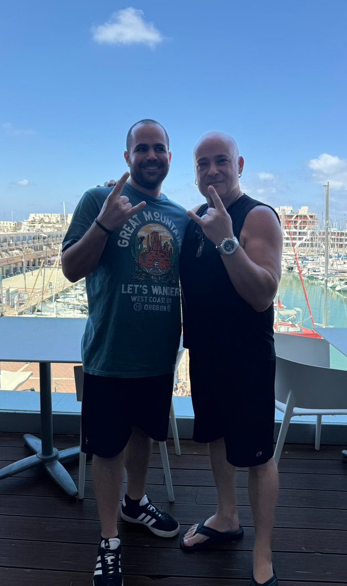David Draiman, lead singer of Disturbed, met Yarden Bibas in Israel.

He said: “This man is the living embodiment of strength and perseverance. One of the sweetest and purest human beings on the face of the Earth." 

Real hevy metal is speaking up for Israeli victims of Hamas