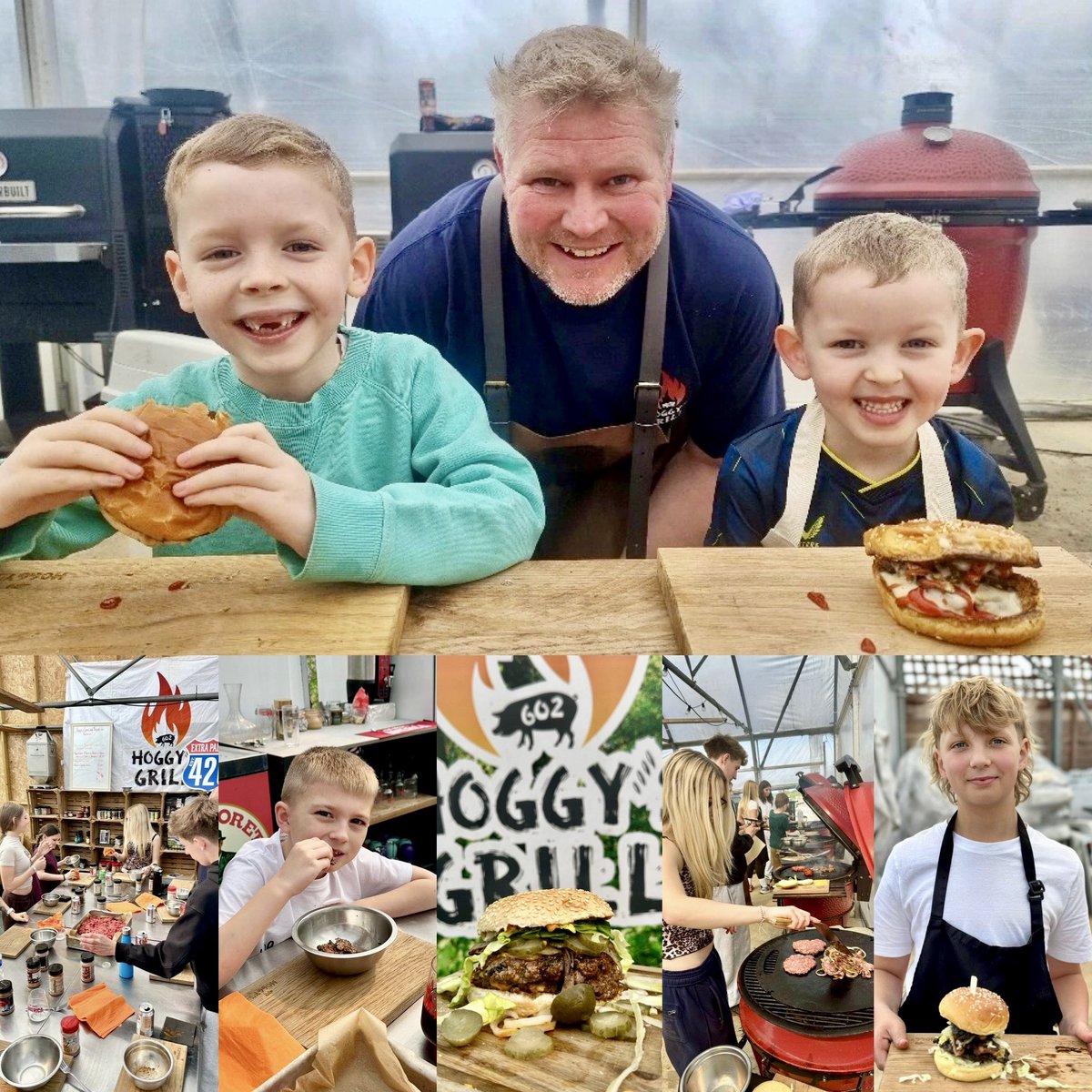 Hoggy’s ‘Kids Eat Free’ Ultimate Burger classes are back for the summer! 🍔

First one kicks off Fri 18 July, 12–2pm at Hoggy’s Grill. £60 per adult, up to 2 kids (under 16) go FREE!

#kidseatfree #hoggysgrill #bbqschool #discoverrutland