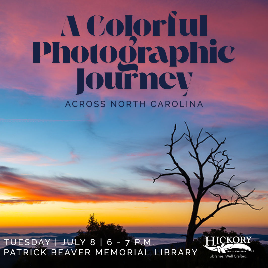 If you're in or near North Carolina today, wander over to the town of Hickory. There you'll find Night Photo Summit speaker KEVIN ADAMS delivering a talk tonight. 6 to 7 p.m. at the Patrick Beaver Memorial Library.

hickory.librarycalendar.com/event/photogra…