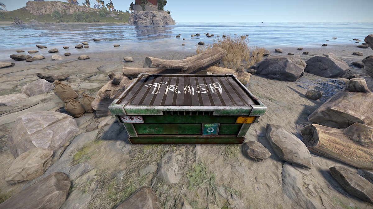 Helkus Rust TRASH Large Wood Box for this week and special for @playrust 🫡 If you ...