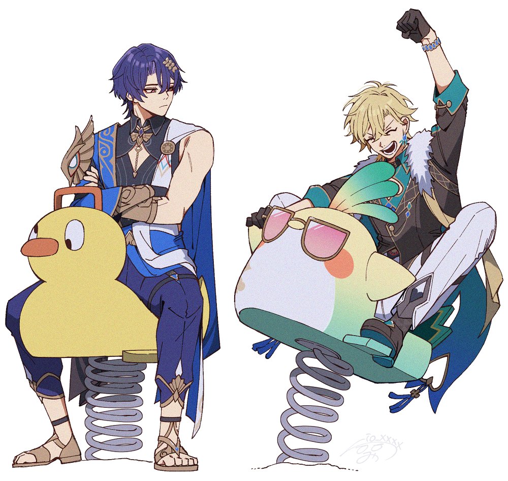 「僕を巻き込むな」
レイシオ＆アベンチュリン（スタレ）