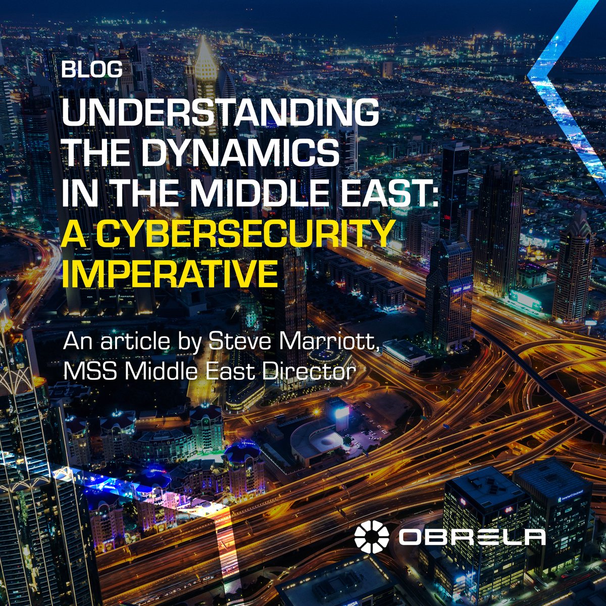 In this insightful article, Steve Marriott, Middle East Director at <a href="/Obrela/">Obrela</a> explores the region’s unique digital landscape and the critical importance of building #resilience through proactive cyber defense.

Explore the shifting cybersecurity landscape
eu1.hubs.ly/H0ls20m0